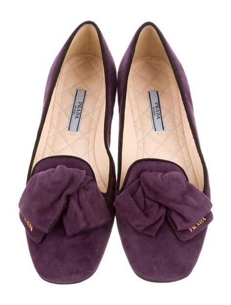 suede prada bow flats|Women's Prada Flats .